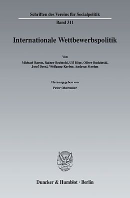Kartonierter Einband Internationale Wettbewerbspolitik. von 