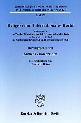 Kartonierter Einband Religion und Internationales Recht. von 
