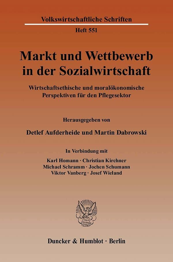 Markt und Wettbewerb in der Sozialwirtschaft.