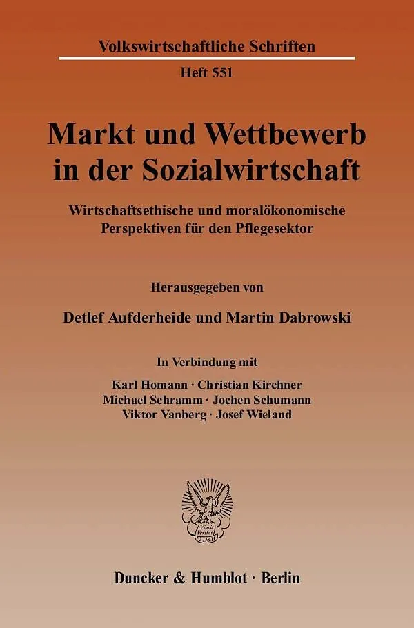 Markt und Wettbewerb in der Sozialwirtschaft.