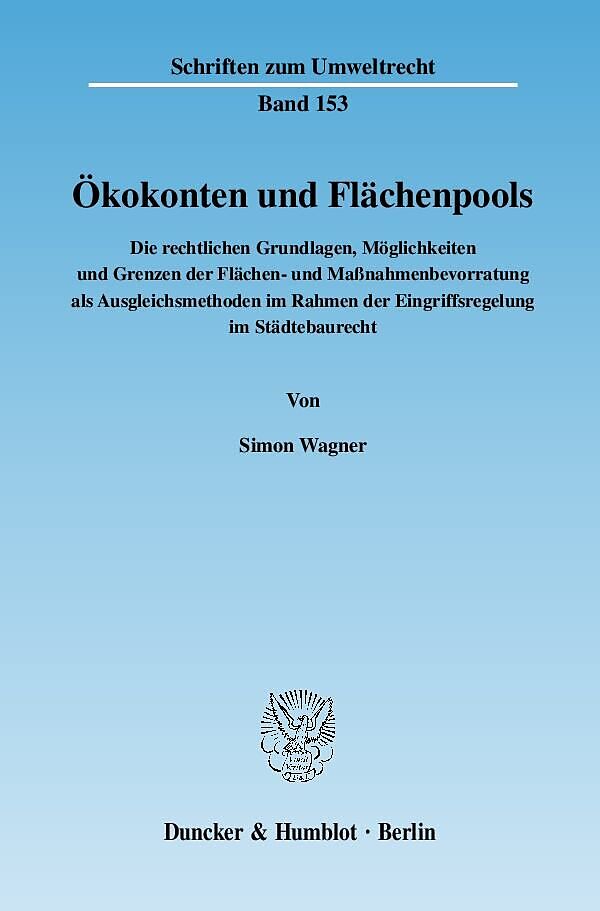 Ökokonten und Flächenpools.