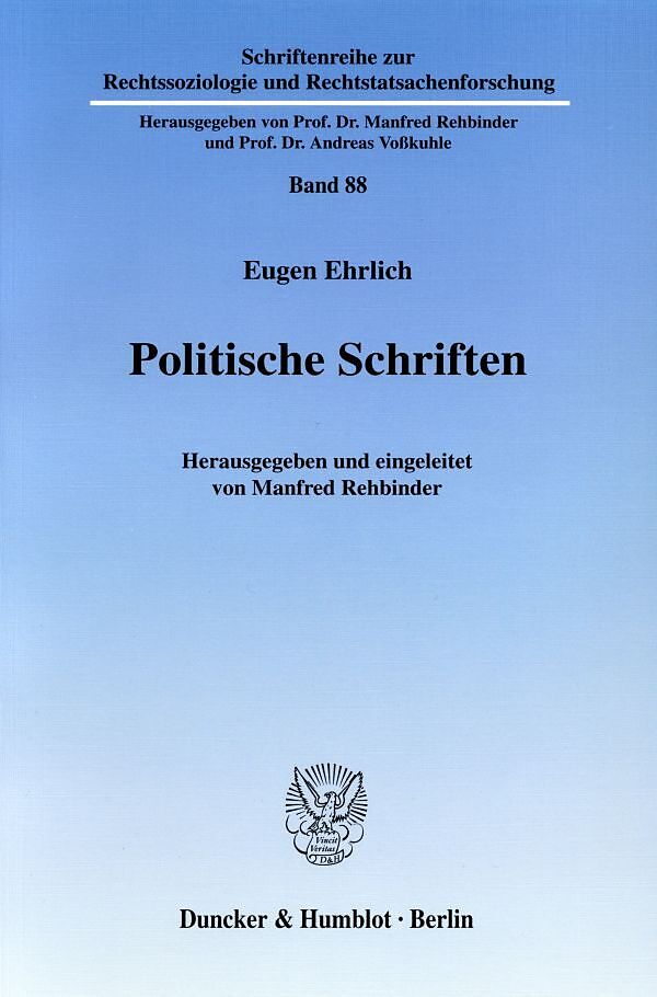 Politische Schriften.