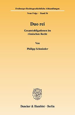 Kartonierter Einband Duo rei. von Philipp Schmieder