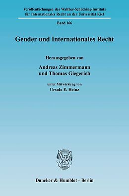 Kartonierter Einband Gender und Internationales Recht. von 