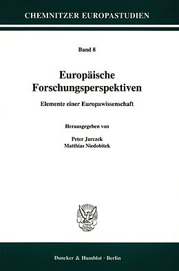 Kartonierter Einband Europäische Forschungsperspektiven. von 