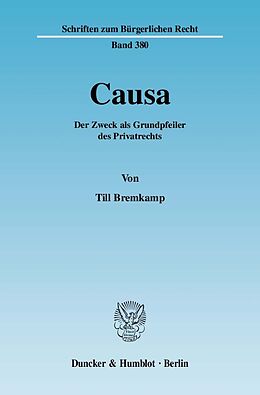 Kartonierter Einband Causa. von Till Bremkamp