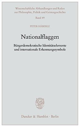 Kartonierter Einband Nationalflaggen. von Peter Häberle