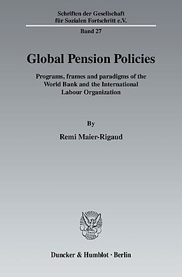 Kartonierter Einband Global Pension Policies von Remi Maier-Rigaud