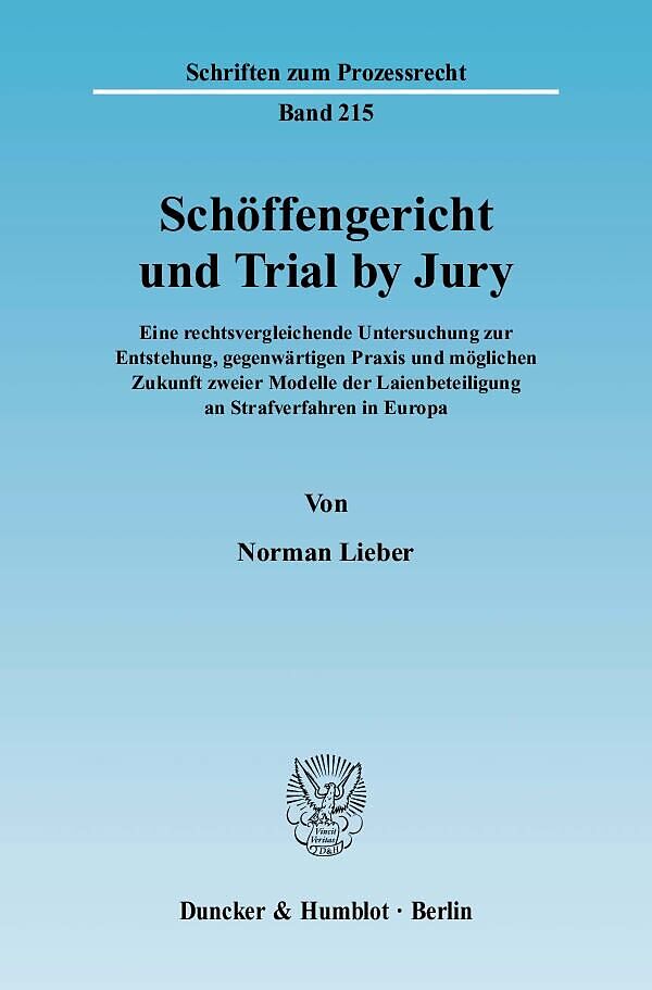Schöffengericht und Trial by Jury.