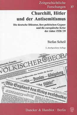 Kartonierter Einband Churchill, Hitler und der Antisemitismus. von Stefan Scheil