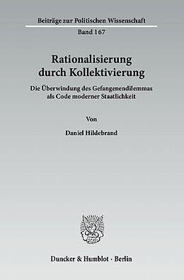 Kartonierter Einband Rationalisierung durch Kollektivierung. von Daniel Hildebrand
