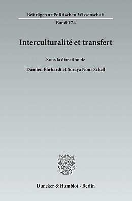 Kartonierter Einband Interculturalité et transfert. von 