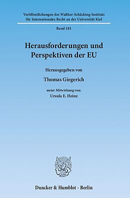 Kartonierter Einband Herausforderungen und Perspektiven der EU. von 