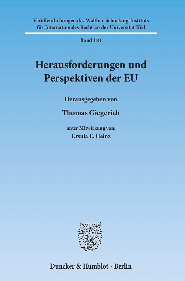 Herausforderungen und Perspektiven der EU.