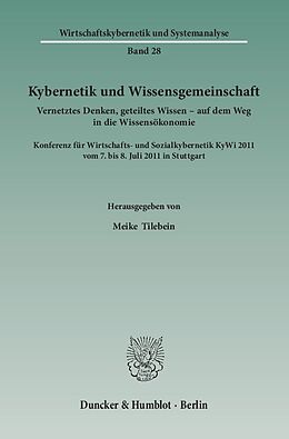 Kartonierter Einband Kybernetik und Wissensgemeinschaft. von 