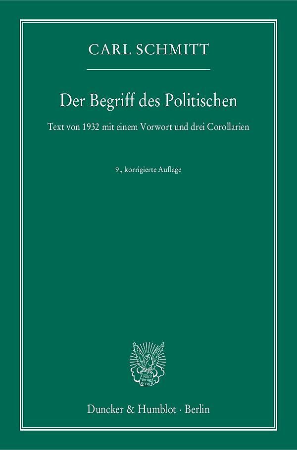Der Begriff des Politischen.