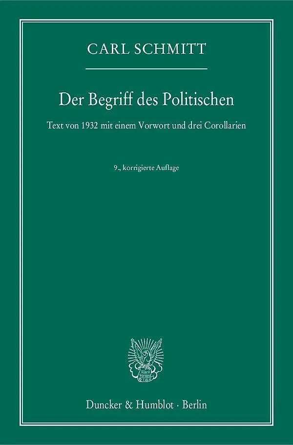 Der Begriff des Politischen.