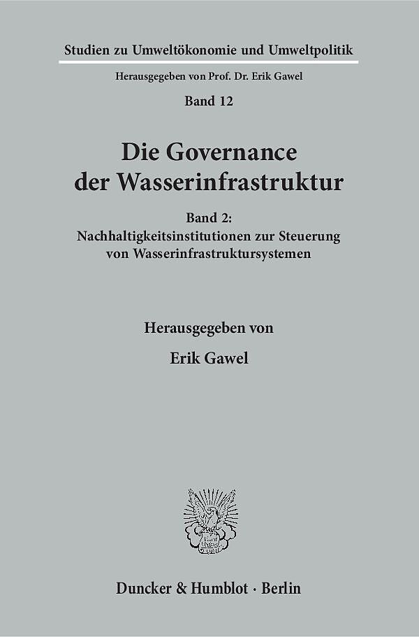 Die Governance der Wasserinfrastruktur.