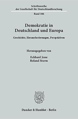 Kartonierter Einband Demokratie in Deutschland und Europa. von 