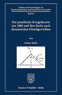 Fester Einband Die preußische Kriegstheorie um 1800 und ihre Suche nach dynamischen Gleichgewichten. von Arthur Kuhle