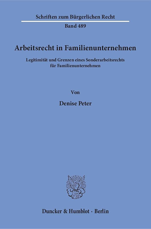 Arbeitsrecht in Familienunternehmen.