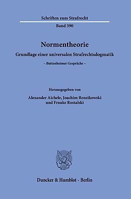 Kartonierter Einband Normentheorie. von 