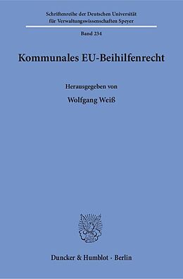 Kartonierter Einband Kommunales EU-Beihilfenrecht. von 