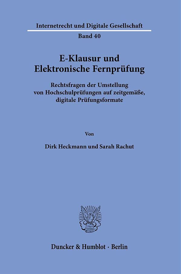 E-Klausur und Elektronische Fernprüfung.