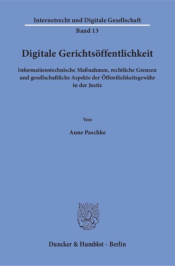 Digitale Gerichtsöffentlichkeit.