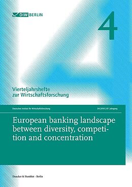 Kartonierter Einband European banking landscape between diversity, competition and concentration. von 