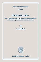 Kartonierter Einband Normen im Labor. von Leonard Hoeft