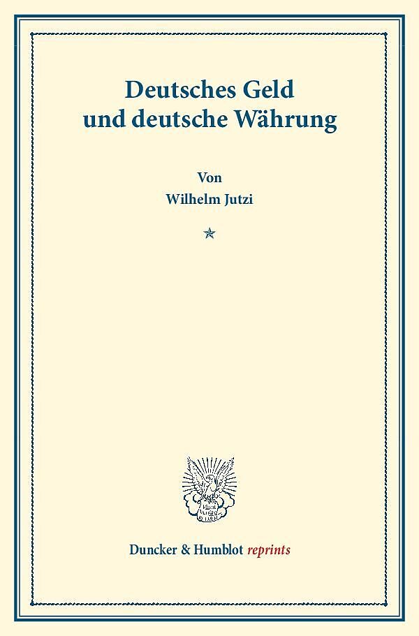 Deutsches Geld und deutsche Währung.