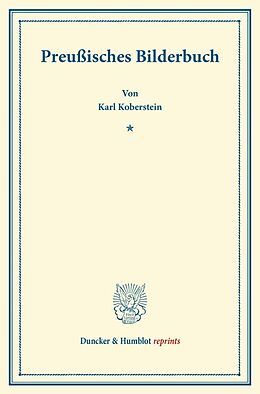 Kartonierter Einband Preußisches Bilderbuch. von Karl Koberstein