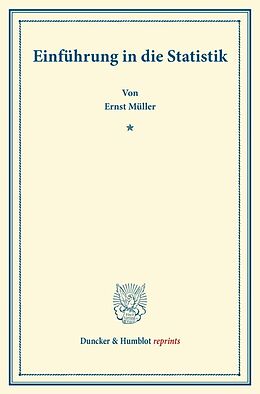 Kartonierter Einband Einführung in die Statistik. von Ernst Müller