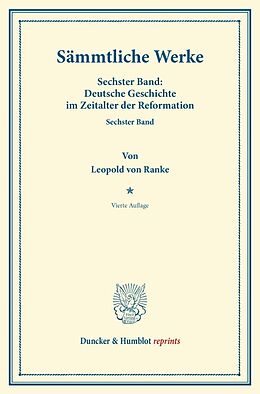 Kartonierter Einband Sämmtliche Werke. von Leopold von Ranke
