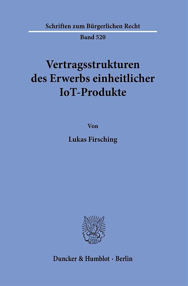 Vertragsstrukturen des Erwerbs einheitlicher IoT-Produkte.