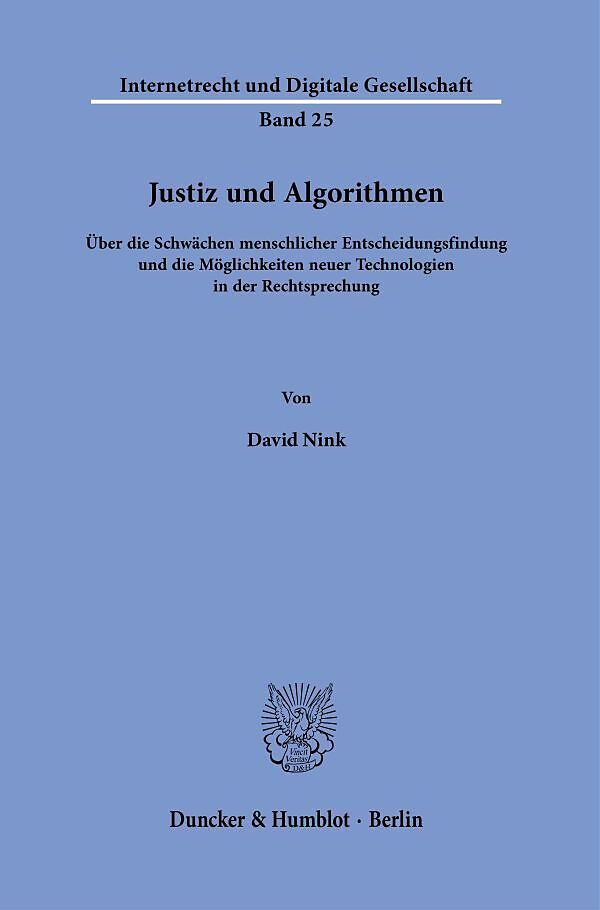 Justiz und Algorithmen.