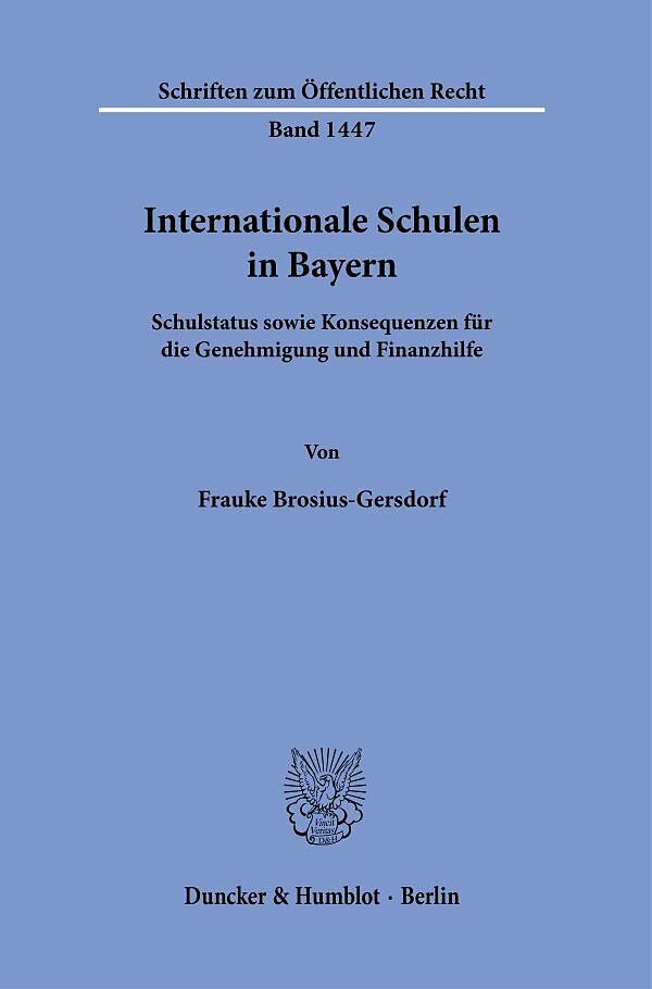 Internationale Schulen in Bayern.