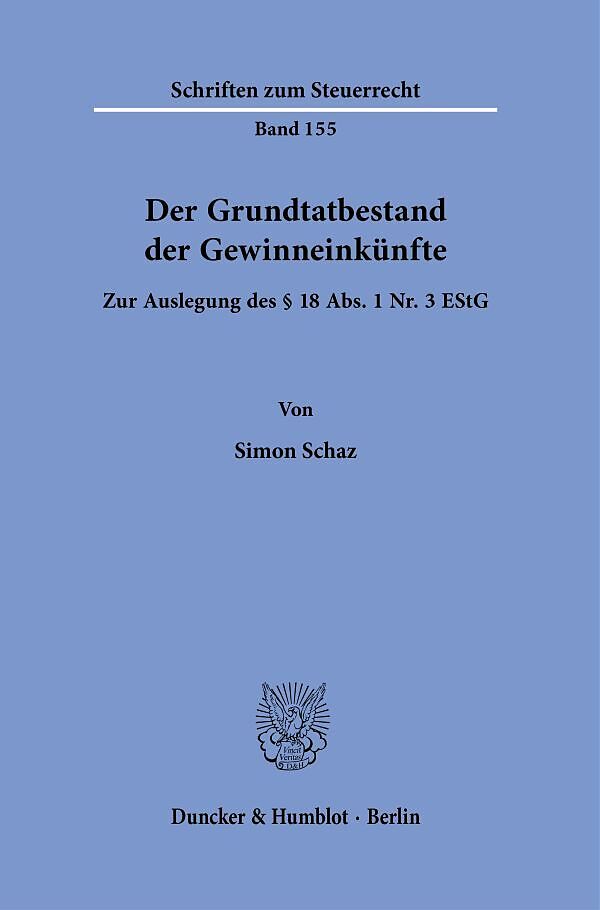 Der Grundtatbestand der Gewinneinkünfte.