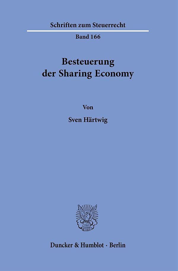 Besteuerung der Sharing Economy.