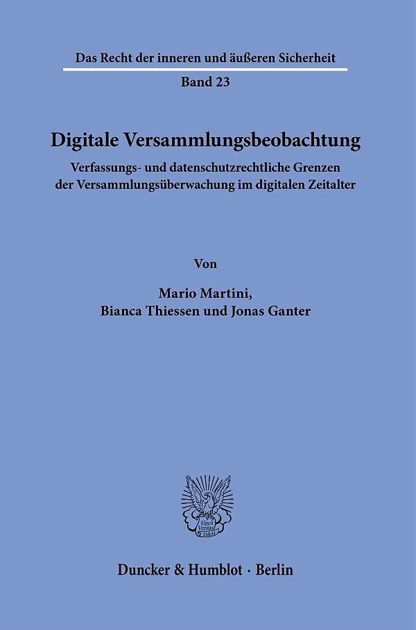 Digitale Versammlungsbeobachtung.