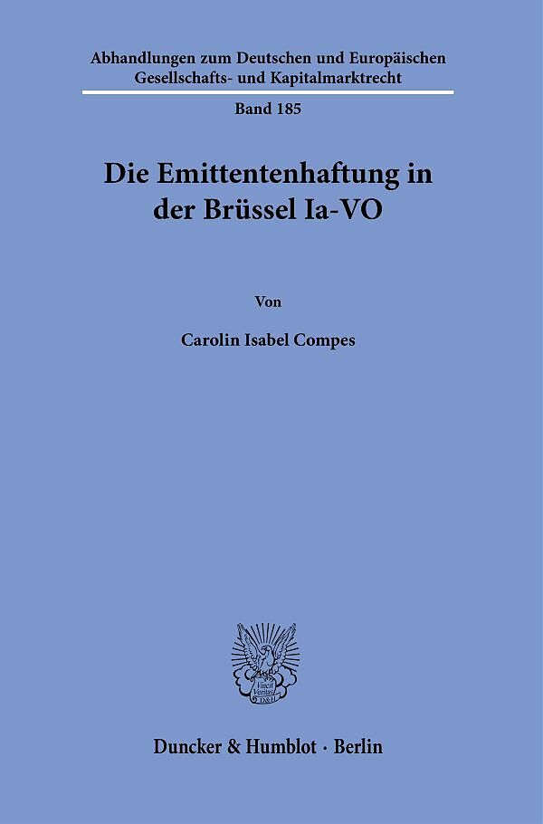 Die Emittentenhaftung in der Brüssel Ia-VO.