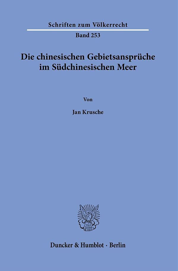 Die chinesischen Gebietsansprüche im Südchinesischen Meer.