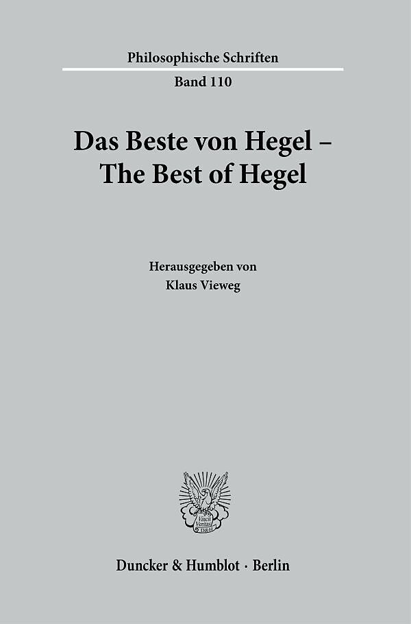 Das Beste von Hegel  The Best of Hegel.