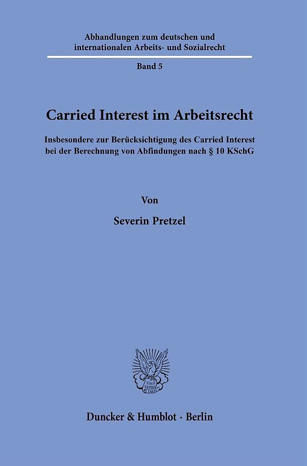 Carried Interest im Arbeitsrecht.