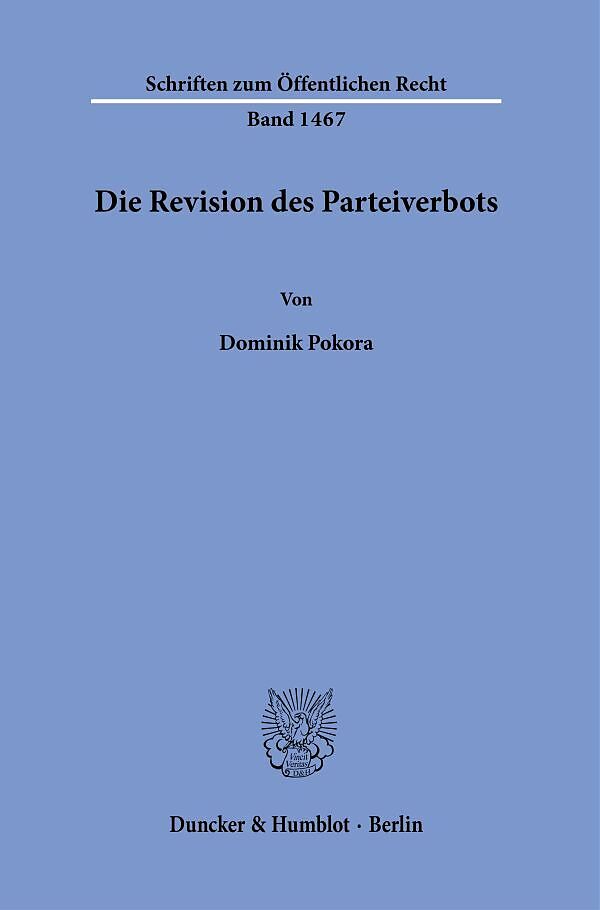 Die Revision des Parteiverbots.