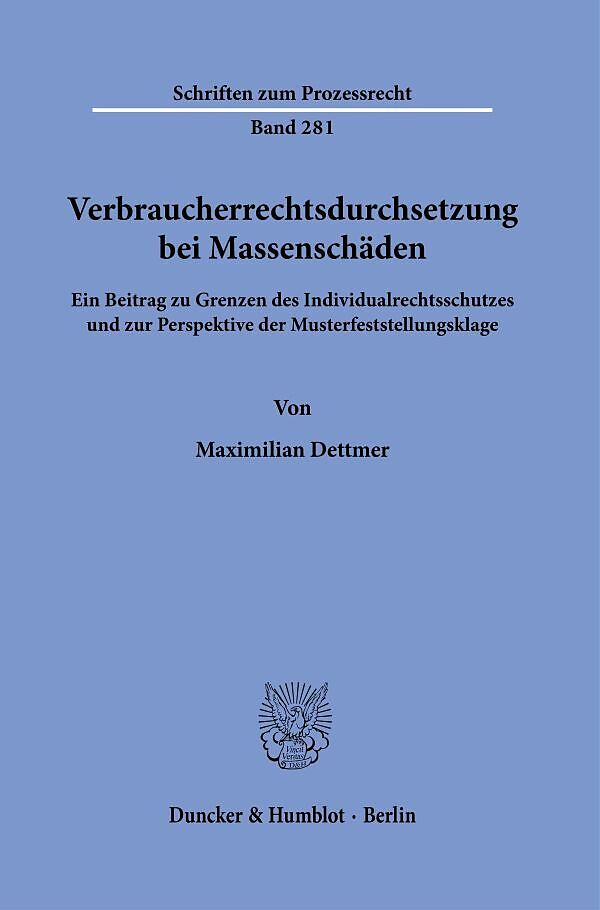 Verbraucherrechtsdurchsetzung bei Massenschäden.