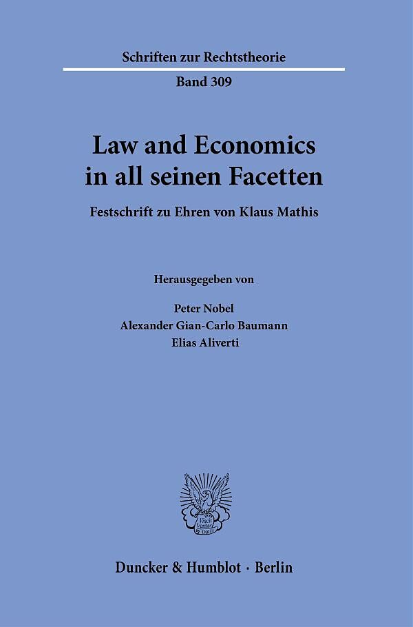 Law and Economics in all seinen Facetten.