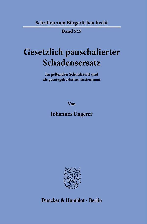 Gesetzlich pauschalierter Schadensersatz.