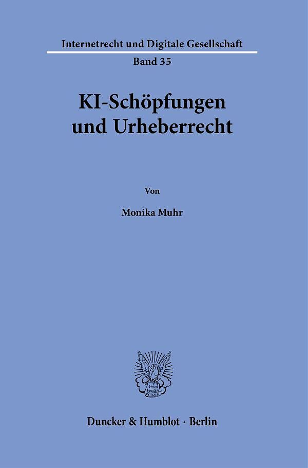 KI-Schöpfungen und Urheberrecht.